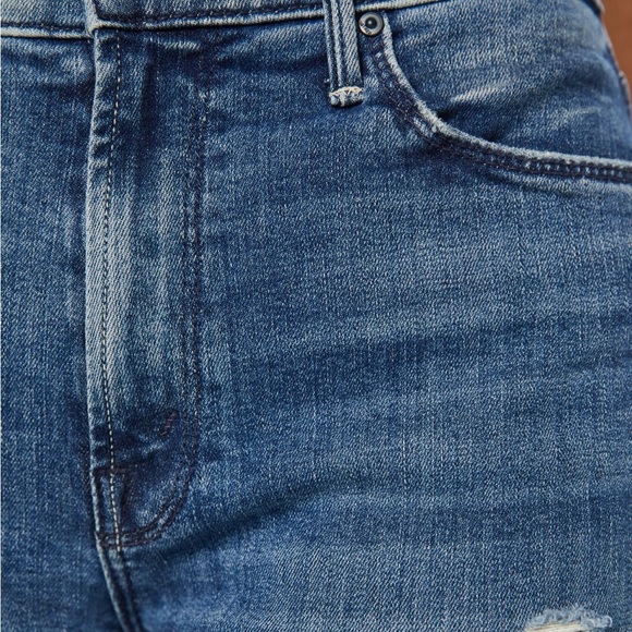 Mother Denim Mid Rise Dazzler Ankle Fray - Picture 3 of 7